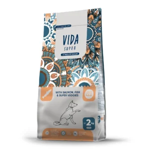 VIDA SUPER WITH SALMON, FISH & SUPER VEGGIES  ADULT DOG MEDIUM & LARGE BREED 12 KG
