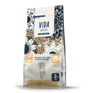 VIDA SUPER CHICKEN WITH LAMB & SUPER VEGGIES  PUPPY MEDIUM & LARGE BREED