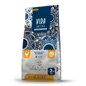 VIDA NATIVA FREEDOM CHICKEN WITH BLUEBERRY  PUPPY MEDIUM & LARGE BREED