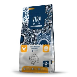 VIDA NATIVA FREEDOM CHICKEN WITH BLUEBERRY PUPPY TOY & SMALL BREED